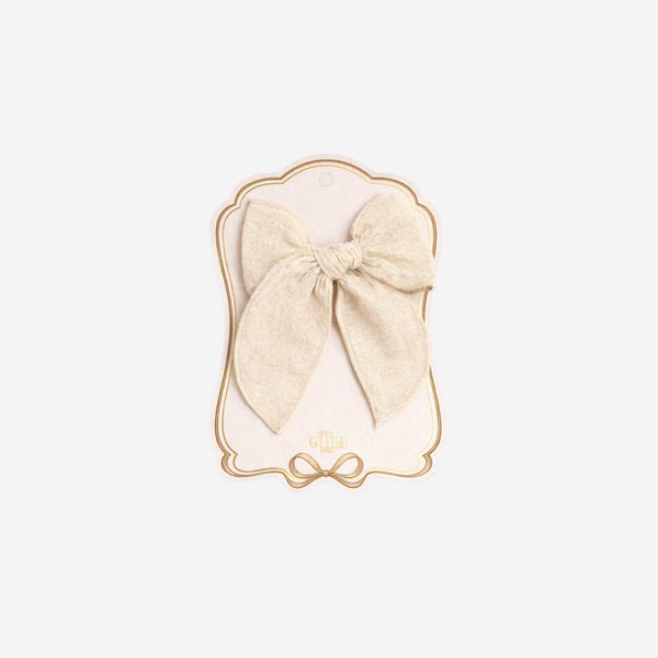 Mrs.Ertha - Fable Bow Clip - Vanilla