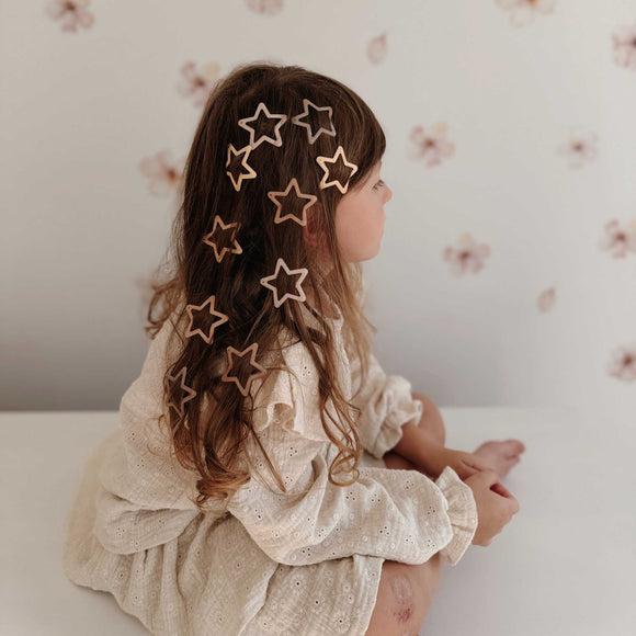 Mrs.Ertha - Glitter Starlight Hair Clips - Multicolor