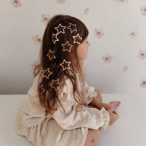 Mrs.Ertha - Glitter Starlight Hair Clips - Multicolor