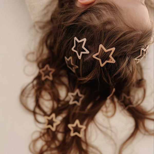 Mrs.Ertha - Glitter Starlight Hair Clips - Multicolor