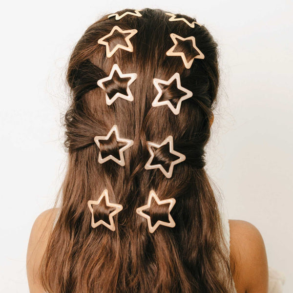 Mrs.Ertha - Glitter Starlight Hair Clips - Multicolor
