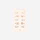 Mrs.Ertha - Glitter Sweetheart Hair Clips - Multicolor
