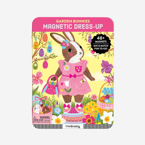 Mudpuppy - Garden Bunnies Magnetic Dress-Up
