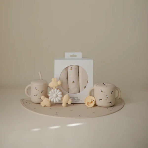 Mushie -  Bee Suction Spinner Toy