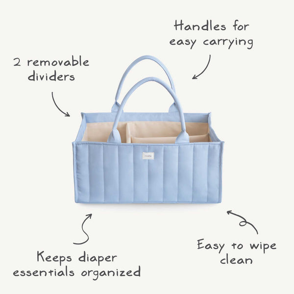 Mushie -  Diaper Caddy - Tradewinds