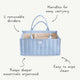 Mushie -  Diaper Caddy - Tradewinds