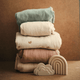 Mushie - Extra-Soft Muslin Bassinet Sheet - Blush