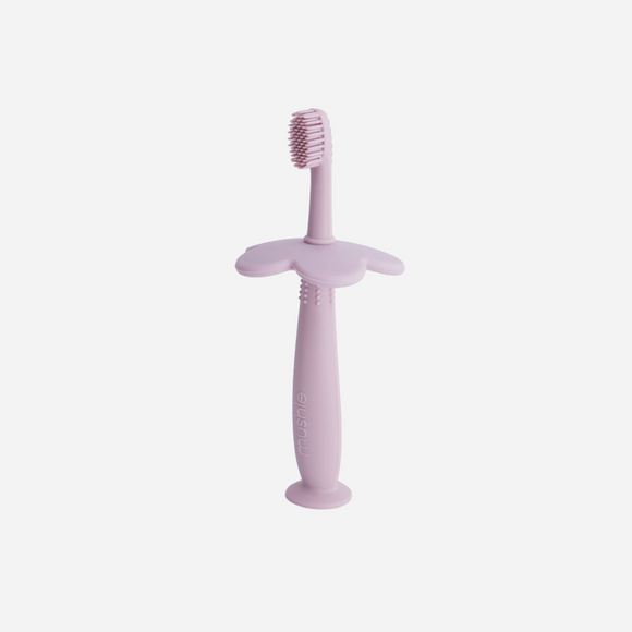 Mushie - Flower Training Toothbrush - Soft Lilac