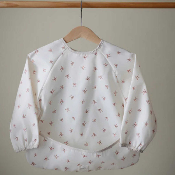 Mushie -  Long Sleeve Bib - Bows