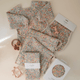Mushie - Long Sleeve Bib - Pastel Blooms