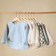 Mushie - Long Sleeve Bib - Pastel Blooms