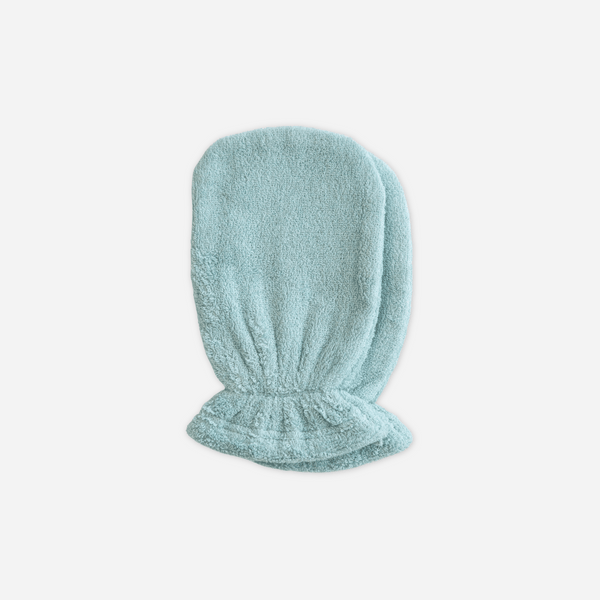 Mushie - Organic Cotton Bath Mitt 2-Pack - Sea Mist