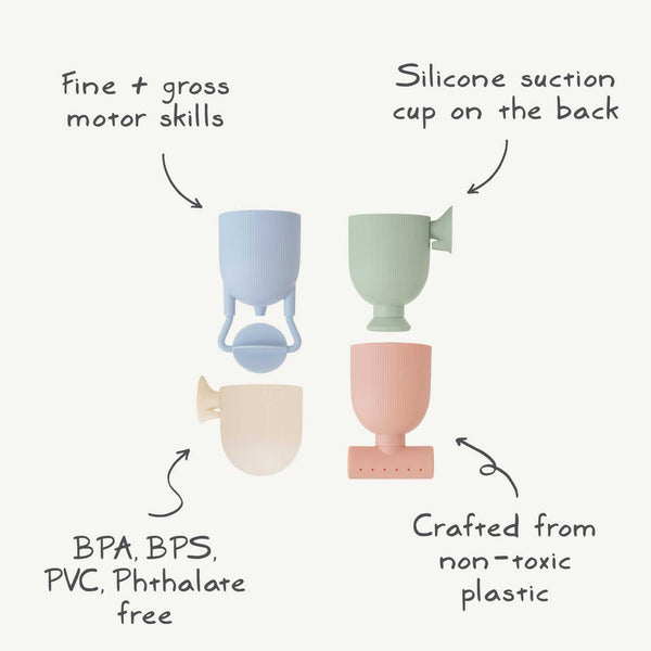 Mushie - Pour and Play Bath Set