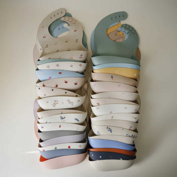 Mushie -  Silicone Baby Bib - Fairy Mouse