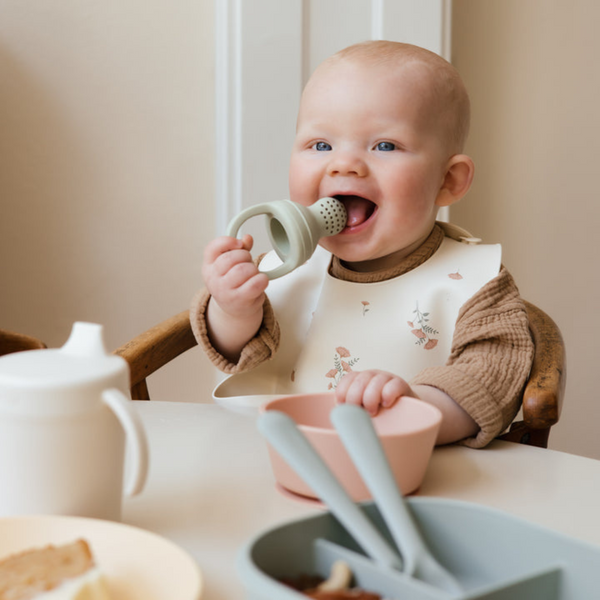 Mushie - Silicone Fresh Food Feeder - 2 Pack (3 Colors)