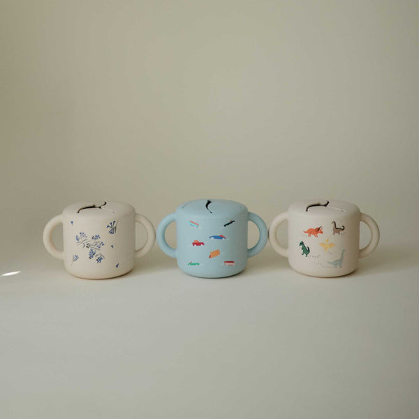 Mushie - Snack Cup - Retro Cars