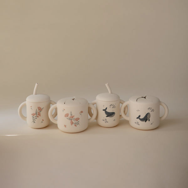 Mushie - Snack Cup - Whales