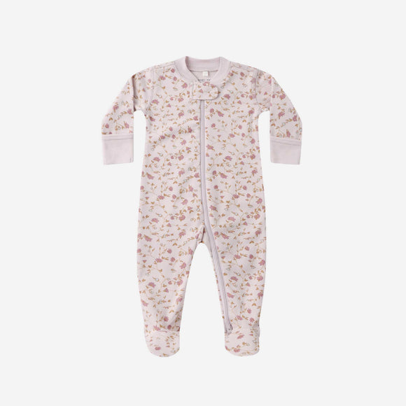Mushie - Zip Long Sleeve Sleeper Footie - Garden