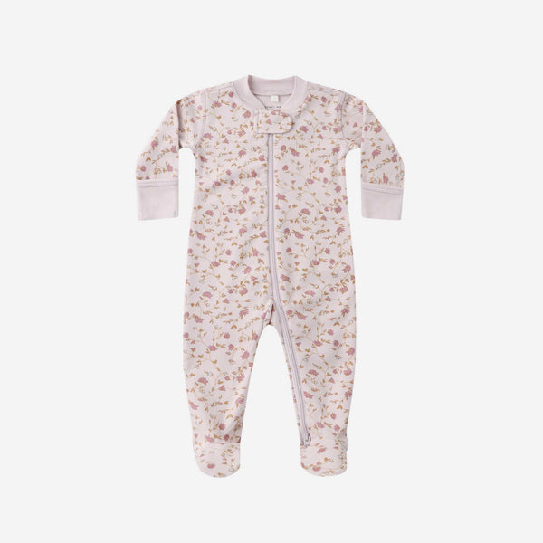 Mushie - Zip Long Sleeve Sleeper Footie - Garden