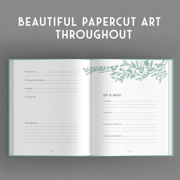 My Baby's Book: A Keepsake Journal - Green