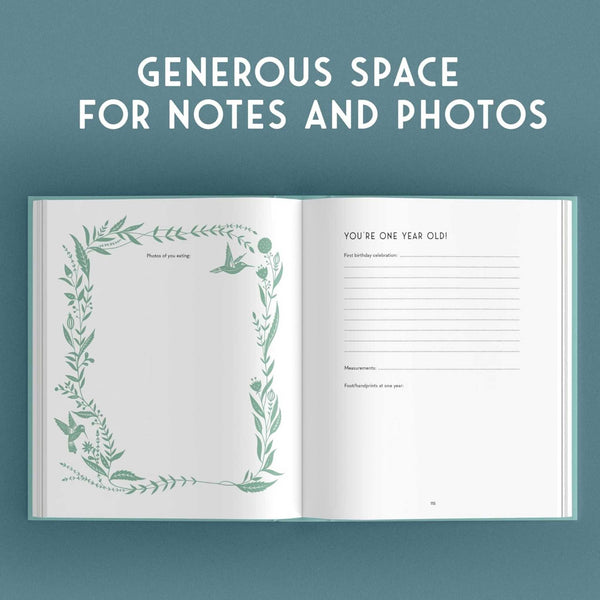 My Baby's Book: A Keepsake Journal - Green