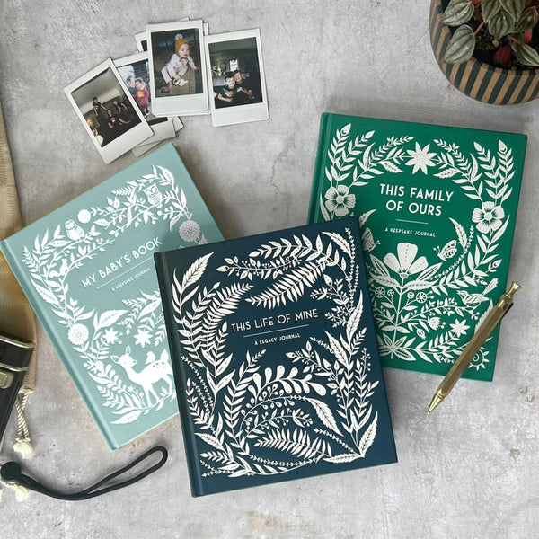 My Baby's Book: A Keepsake Journal - Green