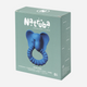 Natruba - Natural Rubber Teether Elephant- Blue