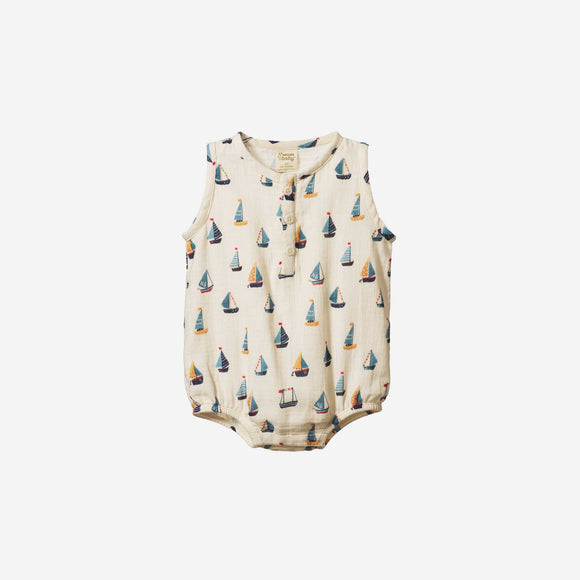 Nature Baby - Cedar Muslin Onesie