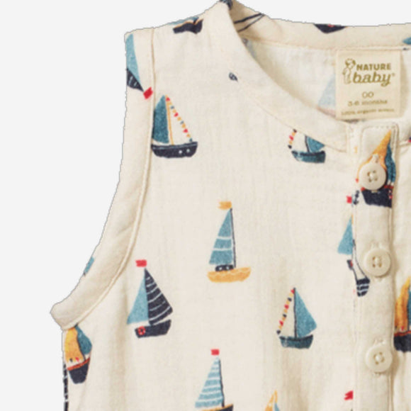 Nature Baby - Cedar Muslin Onesie