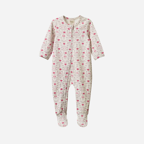 Nature Baby - Dreamlands Footed Zip Sleeper - Cross Stitch Posey