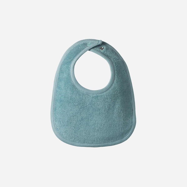 Nature Baby - Dribble Bibs 3 Pack - Powder Blue/Natural