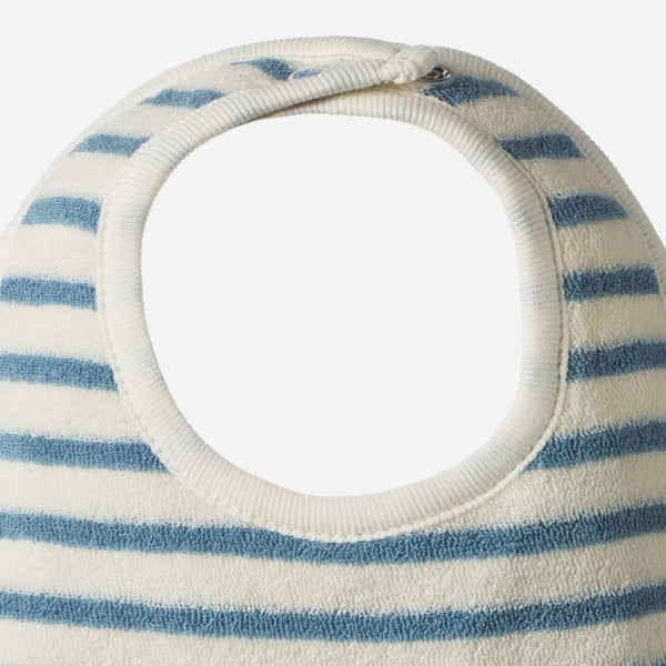Nature Baby - Dribble Bibs 3 Pack - Powder Blue/Natural