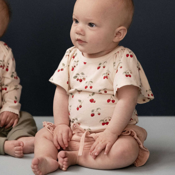 Nature Baby - Faye Bodysuit - Strawberry Blush
