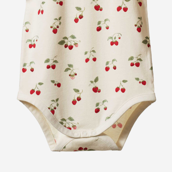 Nature Baby - Faye Bodysuit - Strawberry Blush
