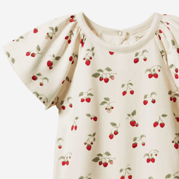 Nature Baby - Faye Bodysuit - Strawberry Blush