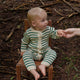 Nature Baby - Lou Suit Cotton Knit - Pine Sailor Stripe