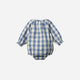 Nature Baby - Meadow Bodysuit Gingham - Bluebell Check