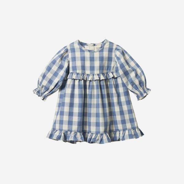 Nature Baby - Nora Dress - Bluebell Check