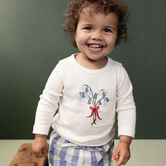 Nature Baby - Sunny Pants - Bluebell Check