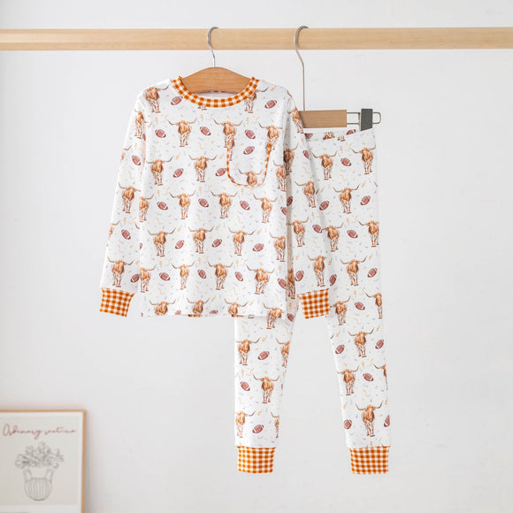 Nola Tawk - Kickoff in Texas Organic Cotton Kids Pajamas