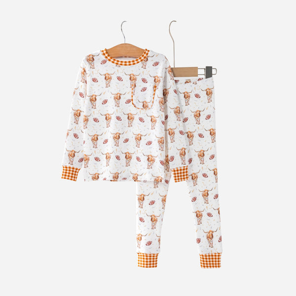 Nola Tawk - Kickoff in Texas Organic Cotton Kids Pajamas