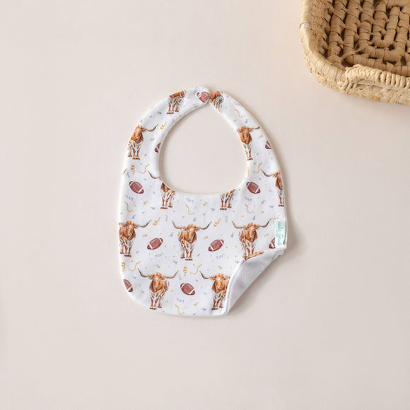 Nola Tawk -  Organic Cotton Bib - Kickoff in Texas
