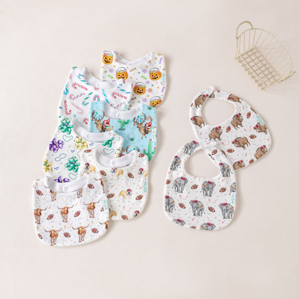 Nola Tawk -  Organic Cotton Bib - Kickoff in Texas