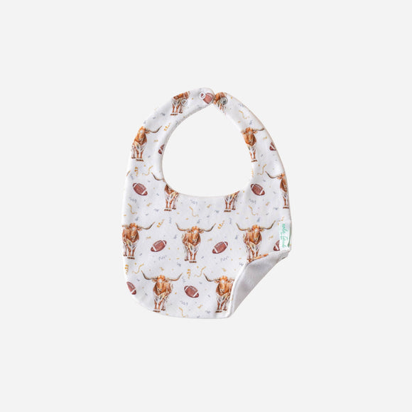 Nola Tawk -  Organic Cotton Bib - Kickoff in Texas