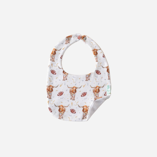 Nola Tawk -  Organic Cotton Bib - Kickoff in Texas