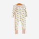 Nola Tawk - Organic Cotton Kids Zip Up Sleeper - Mascot Mania / Texas