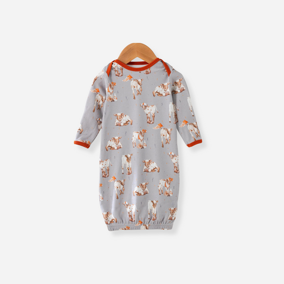 Nola Tawk - Texas' Most Valuable Calf Cotton Pajama - Newborn Gown