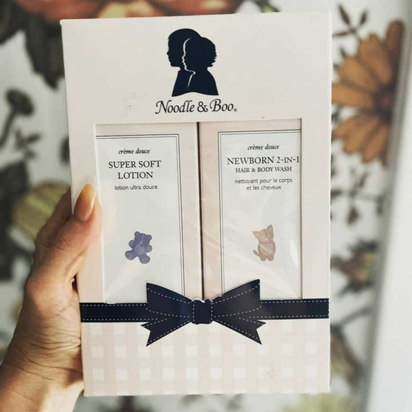 Noodle & Boo - Noodle & Boo Newborn Gift Set - Crème Douce