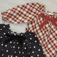 Noralee - Annette Romper - Holiday Tartan