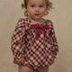 Noralee - Annette Romper - Holiday Tartan
